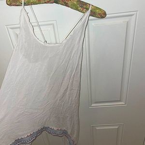 Ivory Summer CMS associates Women's Scoop Neck Lightweight Dress Size Small